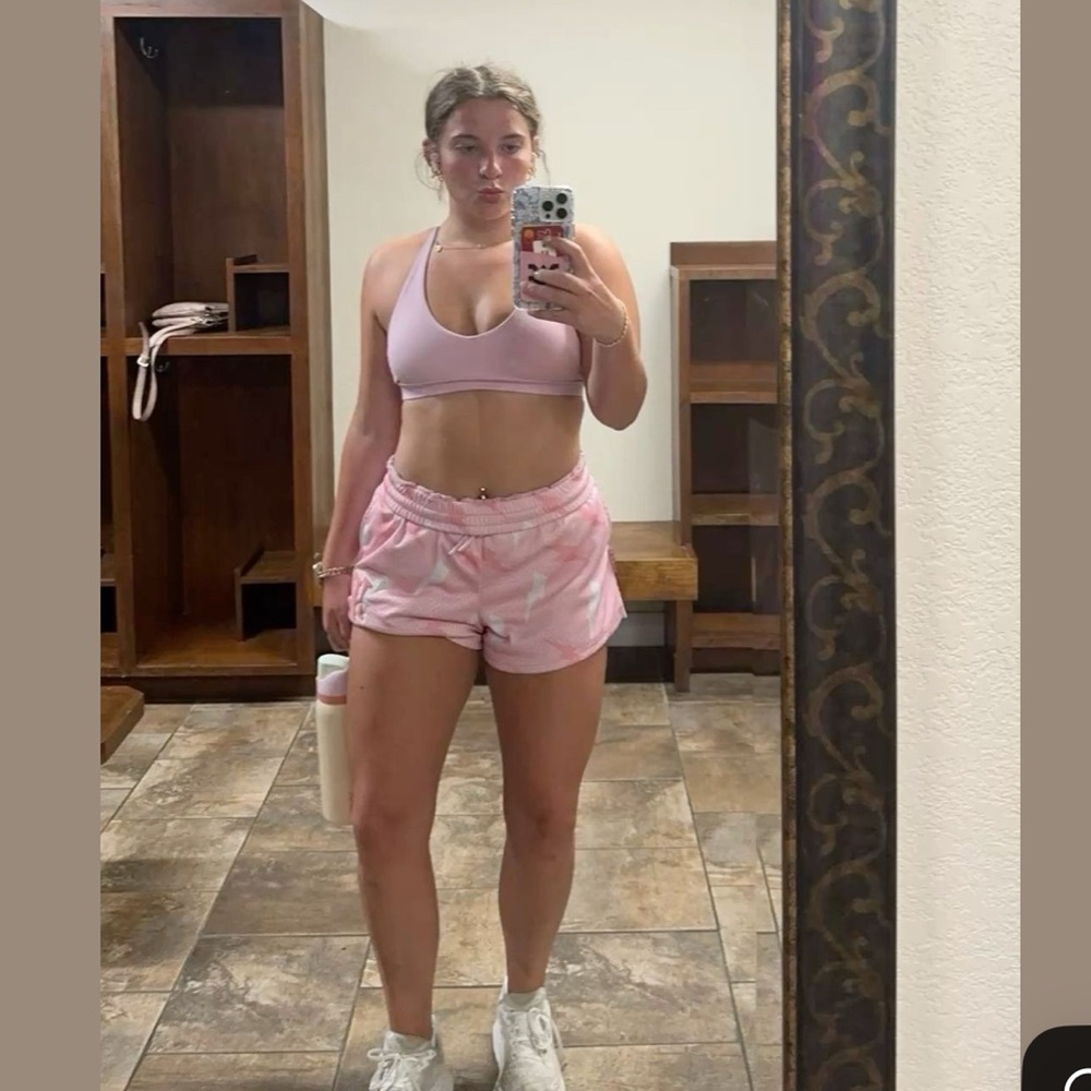 Amazon Pink Sports Bra